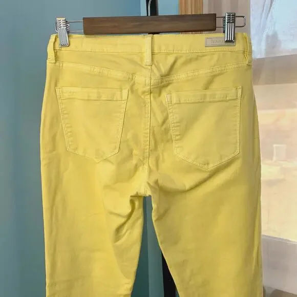 Blank NYC Reade Crop Raw Edge Hem Jeans in Sunny Spot Size 28 - Picture 7 of 7